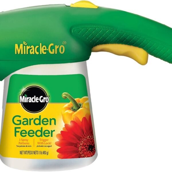 Miracle-Gro Garden Feeder with Water Soluble All Purpose Plant Food, Hose-end Feeder for Outdoor Plants, 1 lb.