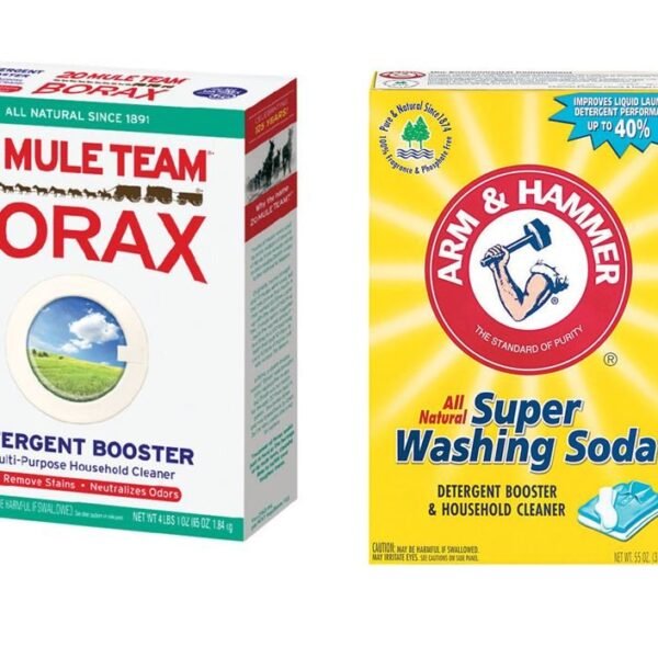 Mule Team Liquid Borax and Arm & Hammer Super Washing Soda, Variety Pack, Unscented